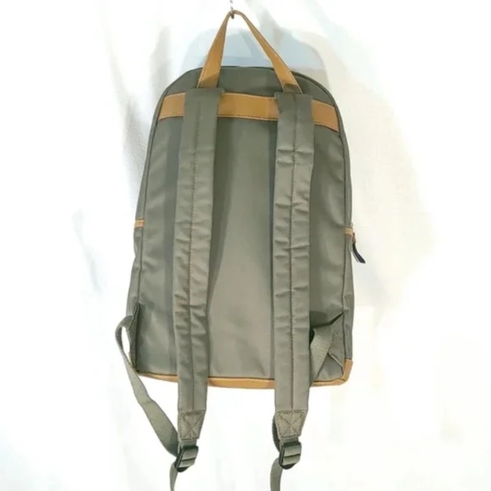 Tommy Hilfiger Olive Green Canvas Backpack - Picture 5 of 9
